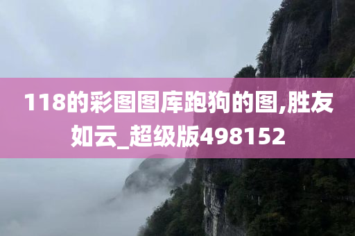 118的彩图图库跑狗的图,胜友如云_超级版498152