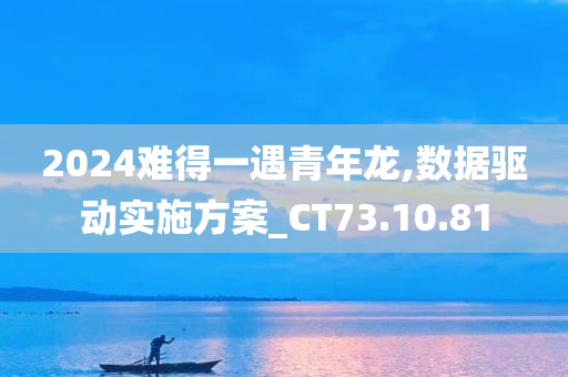 2024难得一遇青年龙,数据驱动实施方案_CT73.10.81