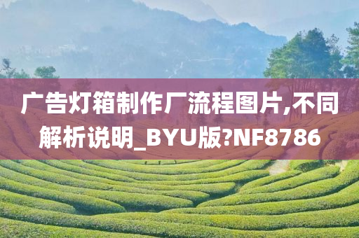 广告灯箱制作厂流程图片,不同解析说明_BYU版?NF8786