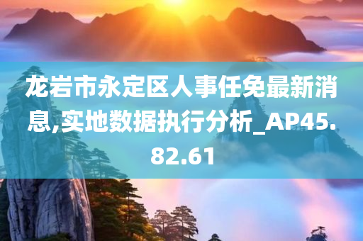 龙岩市永定区人事任免最新消息,实地数据执行分析_AP45.82.61