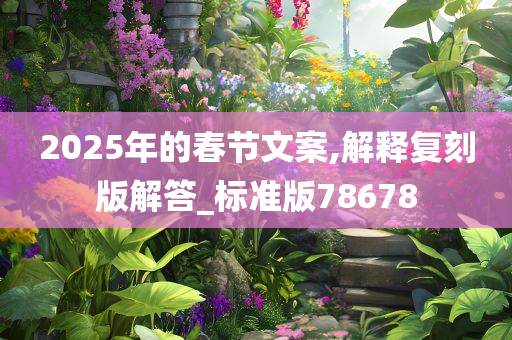 2025年的春节文案,解释复刻版解答_标准版78678