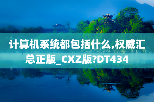 计算机系统都包括什么,权威汇总正版_CXZ版?DT434