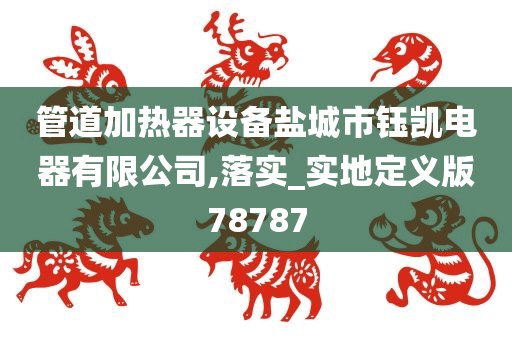 管道加热器设备盐城市钰凯电器有限公司,落实_实地定义版78787