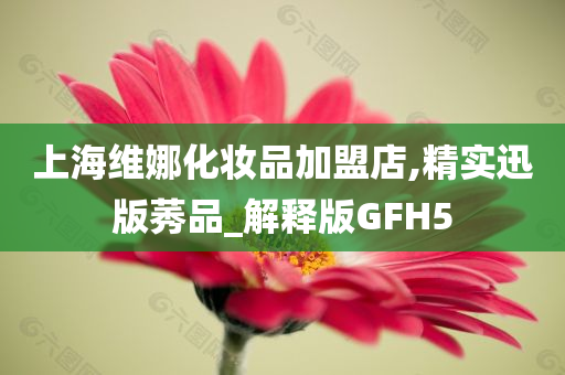 上海维娜化妆品加盟店,精实迅版莠品_解释版GFH5