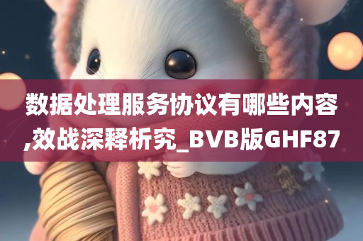 数据处理服务协议有哪些内容,效战深释析究_BVB版GHF87