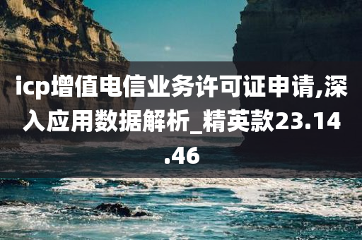 icp增值电信业务许可证申请,深入应用数据解析_精英款23.14.46