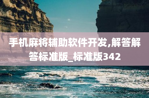 手机麻将辅助软件开发,解答解答标准版_标准版342