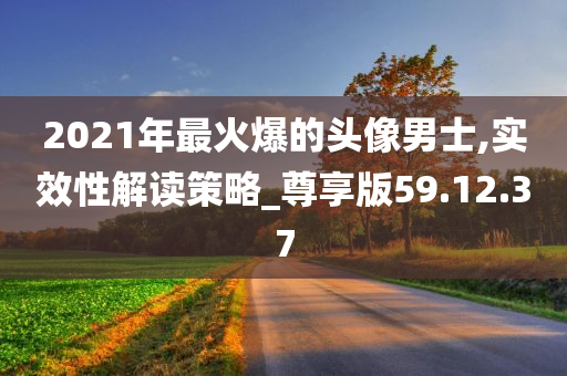 2021年最火爆的头像男士,实效性解读策略_尊享版59.12.37