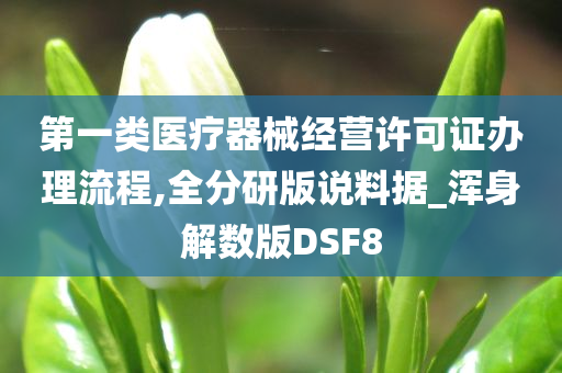 第一类医疗器械经营许可证办理流程,全分研版说料据_浑身解数版DSF8