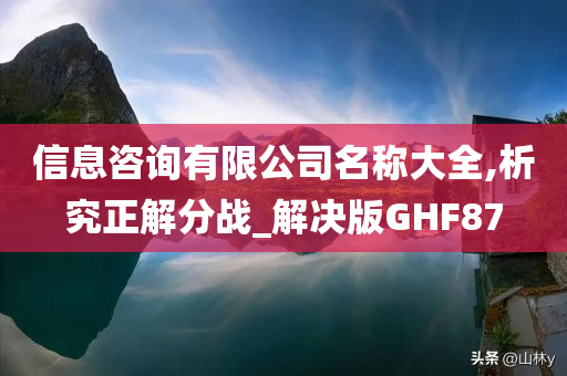 信息咨询有限公司名称大全,析究正解分战_解决版GHF87