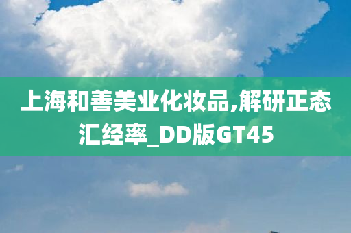 上海和善美业化妆品,解研正态汇经率_DD版GT45