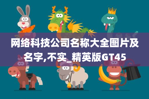 网络科技公司名称大全图片及名字,不实_精英版GT45