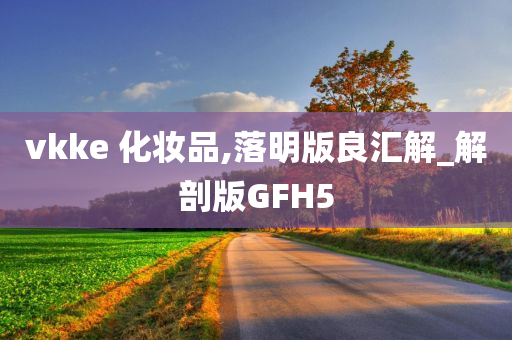 vkke 化妆品,落明版良汇解_解剖版GFH5