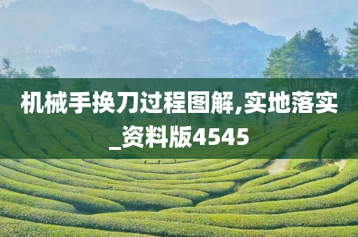 机械手换刀过程图解,实地落实_资料版4545