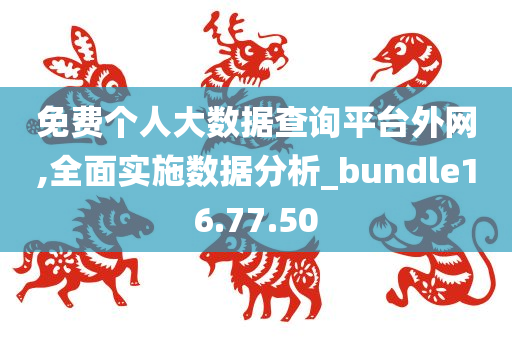 免费个人大数据查询平台外网,全面实施数据分析_bundle16.77.50