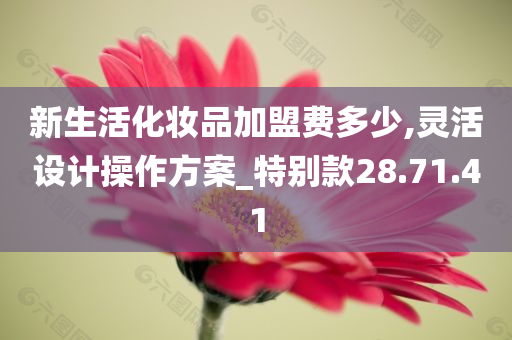 新生活化妆品加盟费多少,灵活设计操作方案_特别款28.71.41