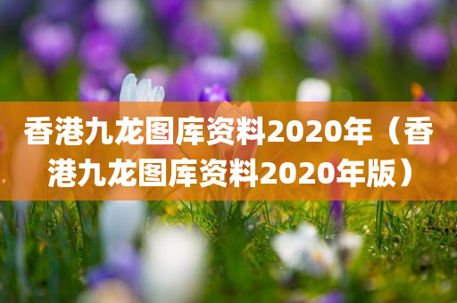 香港九龙图库资料2020年（香港九龙图库资料2020年版）