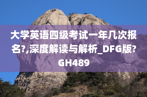 大学英语四级考试一年几次报名?,深度解读与解析_DFG版?GH489