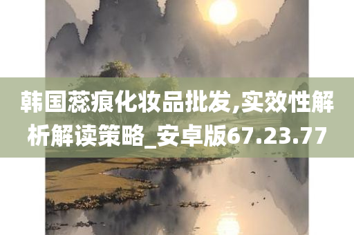 韩国蕊痕化妆品批发,实效性解析解读策略_安卓版67.23.77