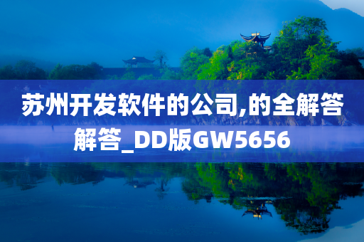 苏州开发软件的公司,的全解答解答_DD版GW5656