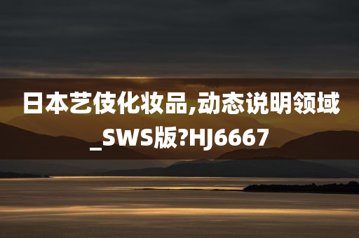 日本艺伎化妆品,动态说明领域_SWS版?HJ6667