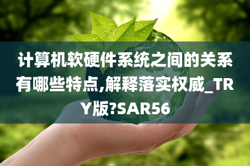 计算机软硬件系统之间的关系有哪些特点,解释落实权威_TRY版?SAR56