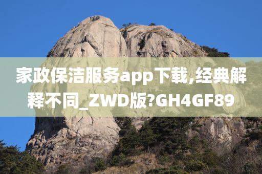 家政保洁服务app下载,经典解释不同_ZWD版?GH4GF89