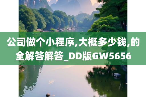 公司做个小程序,大概多少钱,的全解答解答_DD版GW5656