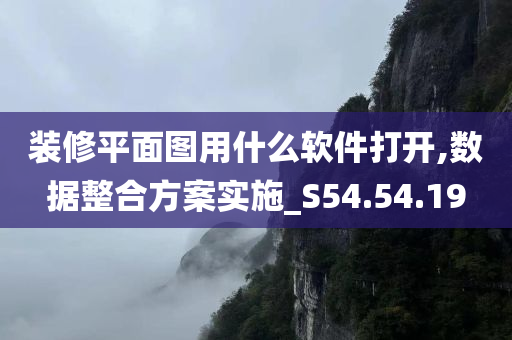 装修平面图用什么软件打开,数据整合方案实施_S54.54.19