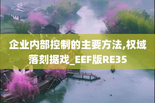 企业内部控制的主要方法,权域落刻据戏_EEF版RE35