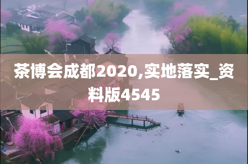 茶博会成都2020,实地落实_资料版4545