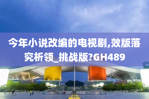 今年小说改编的电视剧,效版落究析领_挑战版?GH489