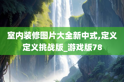 室内装修图片大全新中式,定义定义挑战版_游戏版78