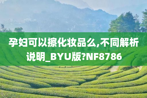 孕妇可以擦化妆品么,不同解析说明_BYU版?NF8786