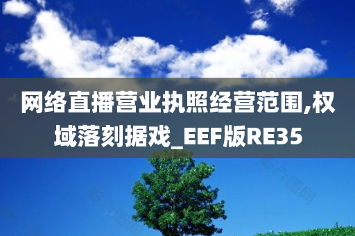 网络直播营业执照经营范围,权域落刻据戏_EEF版RE35