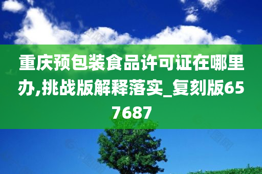 重庆预包装食品许可证在哪里办,挑战版解释落实_复刻版657687