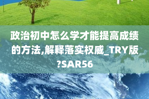 政治初中怎么学才能提高成绩的方法,解释落实权威_TRY版?SAR56