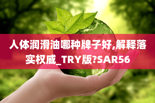 人体润滑油哪种牌子好,解释落实权威_TRY版?SAR56