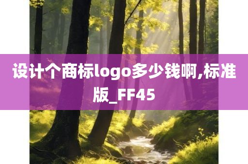 设计个商标logo多少钱啊,标准版_FF45