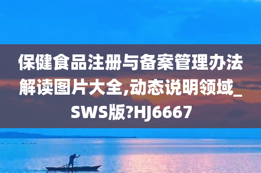 保健食品注册与备案管理办法解读图片大全,动态说明领域_SWS版?HJ6667