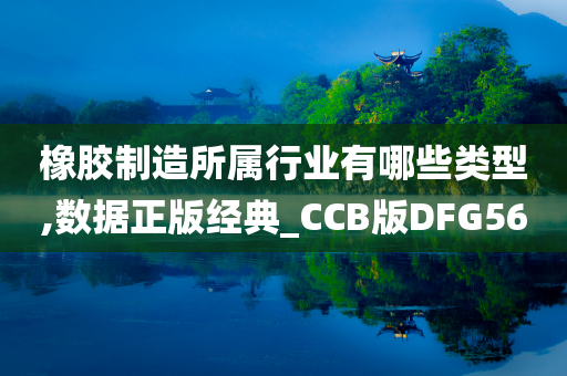 橡胶制造所属行业有哪些类型,数据正版经典_CCB版DFG56