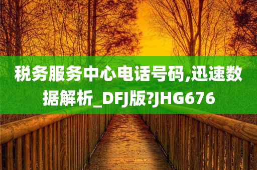 税务服务中心电话号码,迅速数据解析_DFJ版?JHG676