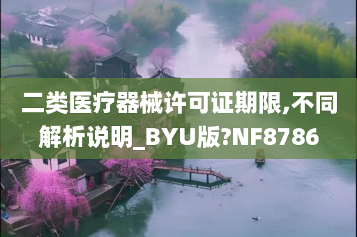 二类医疗器械许可证期限,不同解析说明_BYU版?NF8786