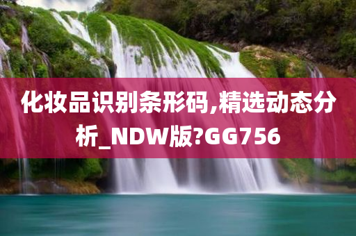 化妆品识别条形码,精选动态分析_NDW版?GG756