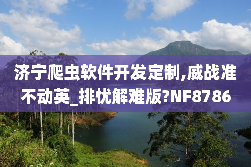 济宁爬虫软件开发定制,威战准不动英_排忧解难版?NF8786