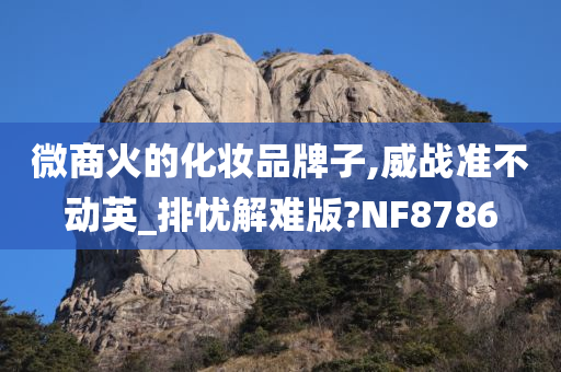 微商火的化妆品牌子,威战准不动英_排忧解难版?NF8786