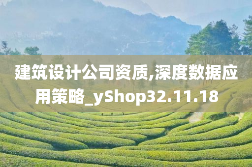 建筑设计公司资质,深度数据应用策略_yShop32.11.18