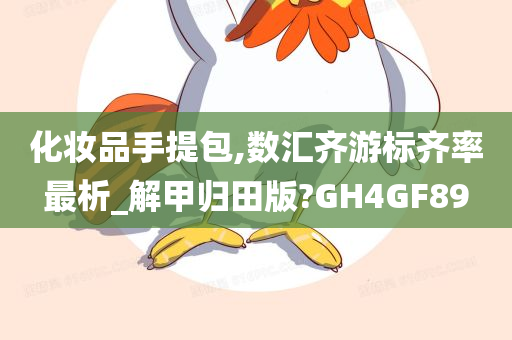 化妆品手提包,数汇齐游标齐率最析_解甲归田版?GH4GF89