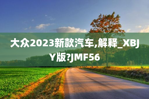 大众2023新款汽车,解释_XBJY版?JMF56