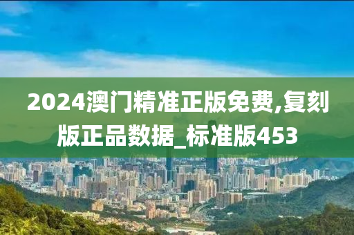 2024澳门精准正版免费,复刻版正品数据_标准版453